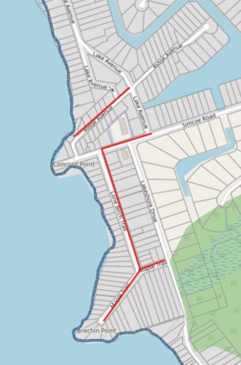 Map of Servicing Area