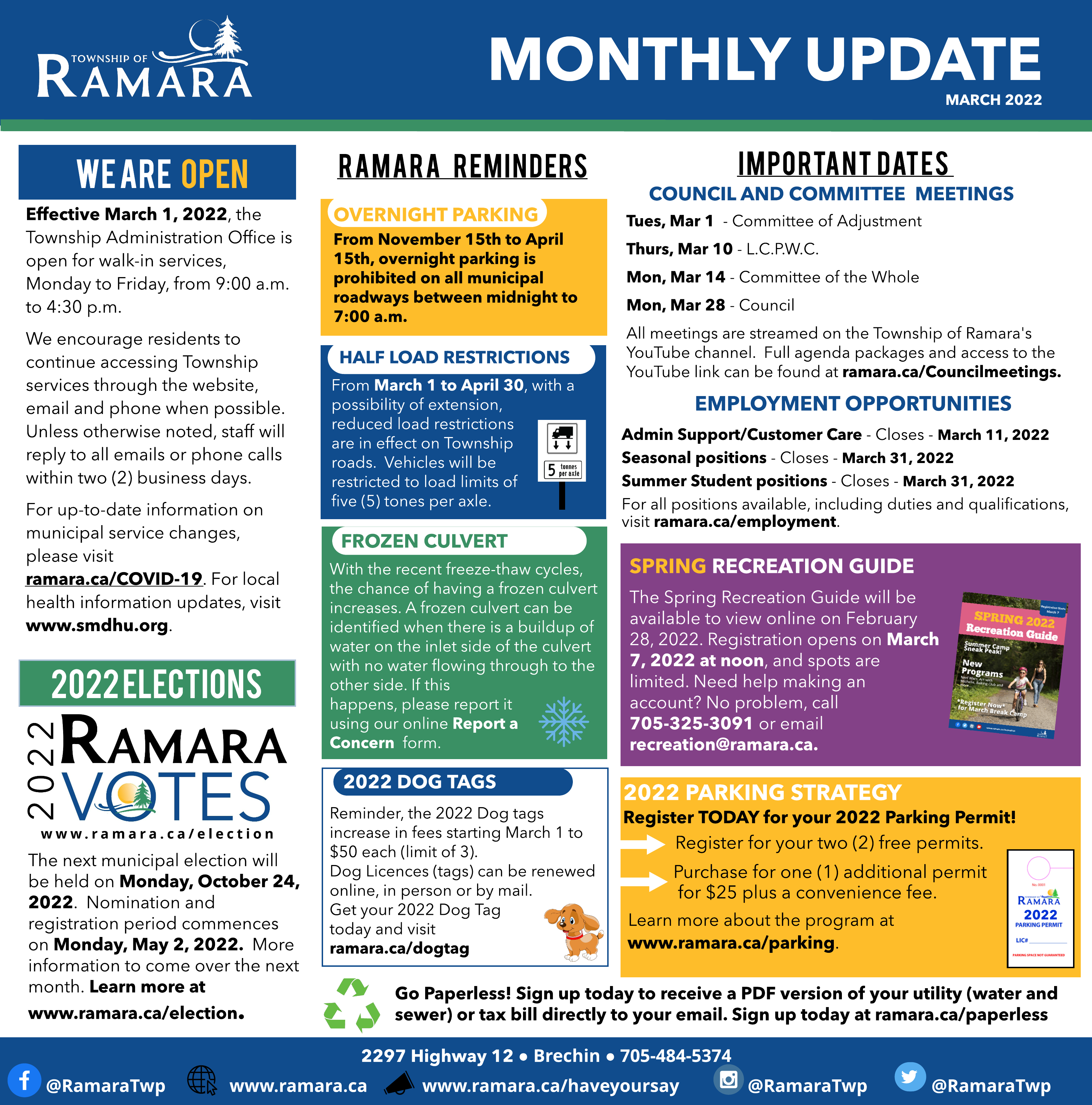 March 2022 Ramara Bulletin