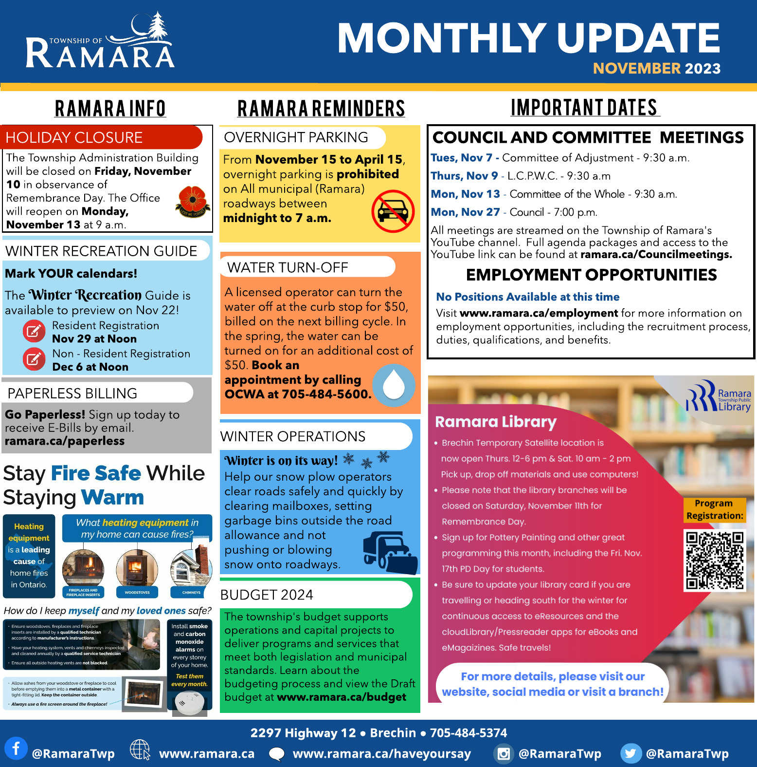 November Ramara Bulletin