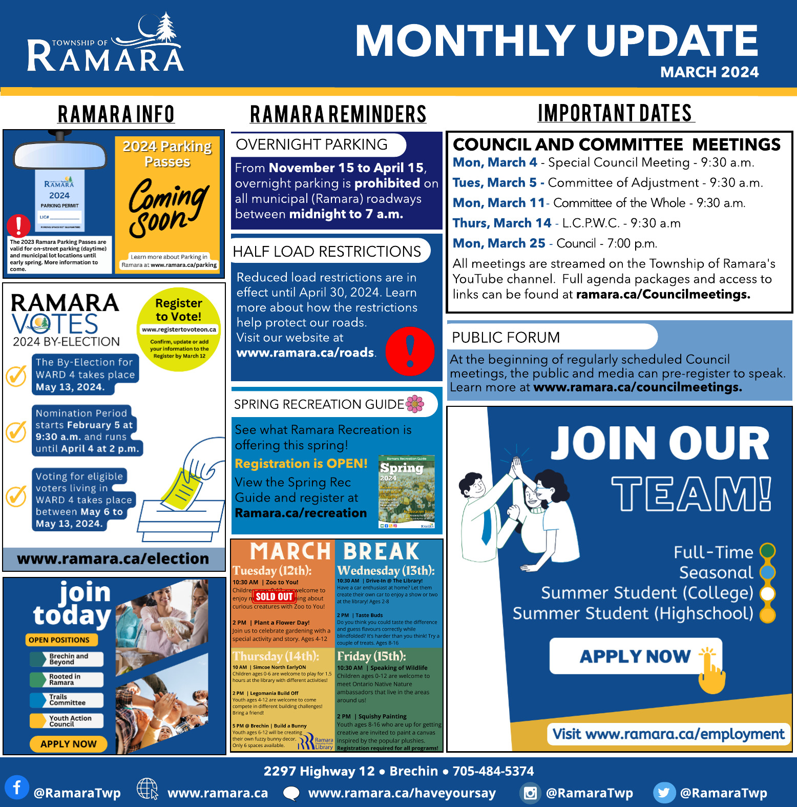 MArch Ramara Bulletin