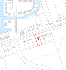 Map of the Subject Lands: 99 Simcoe Road