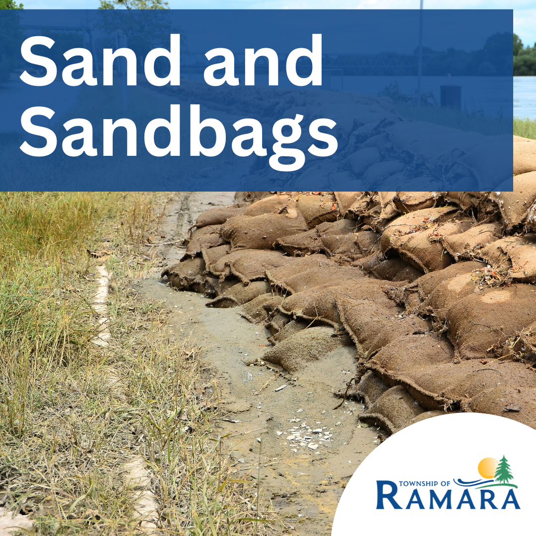 A picture of Sand bags with the words, 