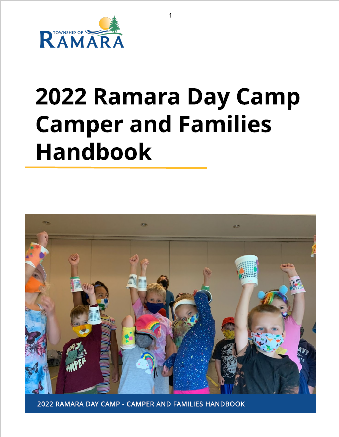 2022 Camp Ramara Handbook Cover