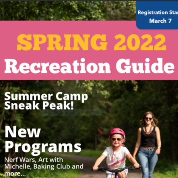 spring recreation guide cover