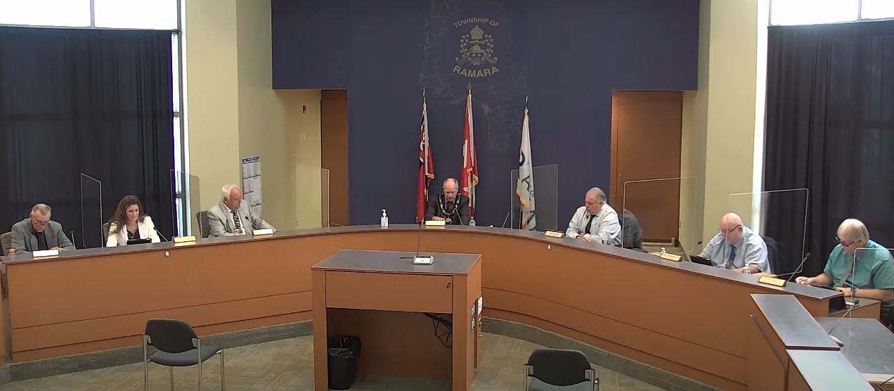 Picture of our Council members sitting in the Council Chambers