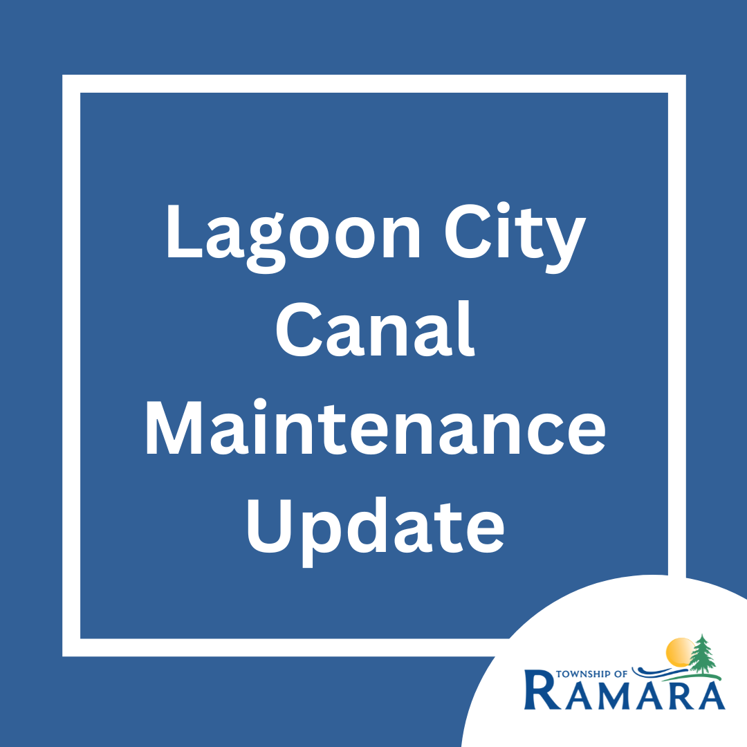 Lagoon City Canal Maintenance Update