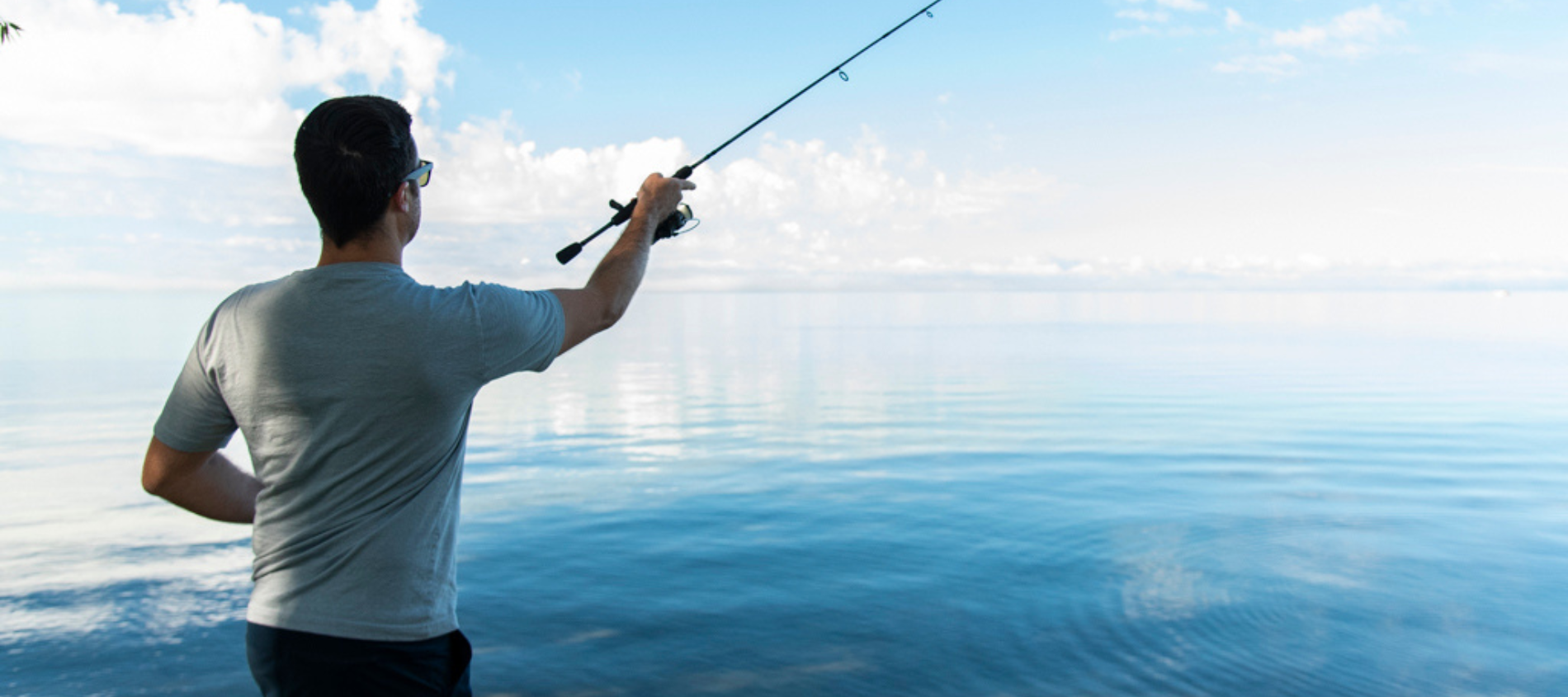 Picture of person fishing