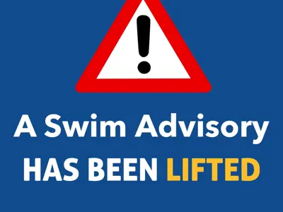 Swim Advisory Lifted