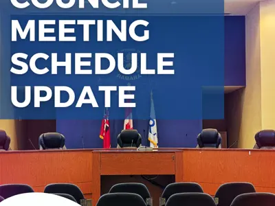 Council Meeting Schedule Update