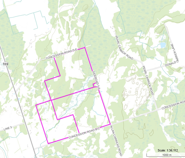 Location Map for Official Plan and Zoning Bylaw Amendment