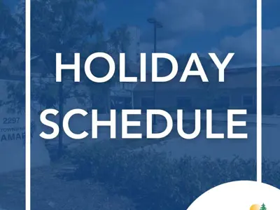 Holiday Schedule